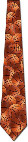 Three Rooker Basketball Tie Mens Sports Neckties in Saudi Arabia
