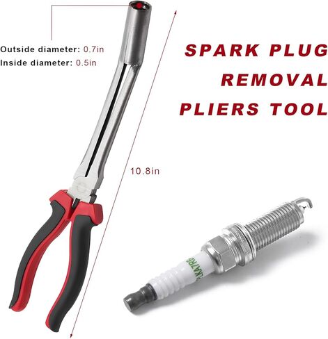 Spark Plug Wire Removal Pliers, High Voltage Cylinder Cable Removal Tool Spark Plug Pliers, Universal Automotive Sleeve Type Spark Plug Wire Remover Puller, Car Accessories in Saudi Arabia