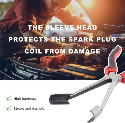 Spark Plug Wire Removal Pliers, High Voltage Cylinder Cable Removal Tool Spark Plug Pliers, Universal Automotive Sleeve Type Spark Plug Wire Remover Puller, Car Accessories in Saudi Arabia