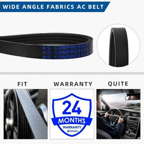 AC Belt 4PK960 12576447 Air Conditioning Compressor Belt for Chevy Silverado Tahoe Suburban Avalanche Express, GMC Sierra Yukon Savana 1500 2500 3500, Cadillac Escalade, Hummer H2 Most 99-08 Models in Saudi Arabia