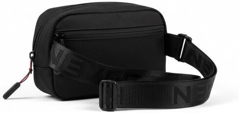 WOLFpak 1.5L Travel Crossbody Fanny Pack (Alpha Black Hook/Loop Front) | Waterproof Gym, Hiking & Running Bag w/Hidden Pocket & Adjustable Strap in Saudi Arabia