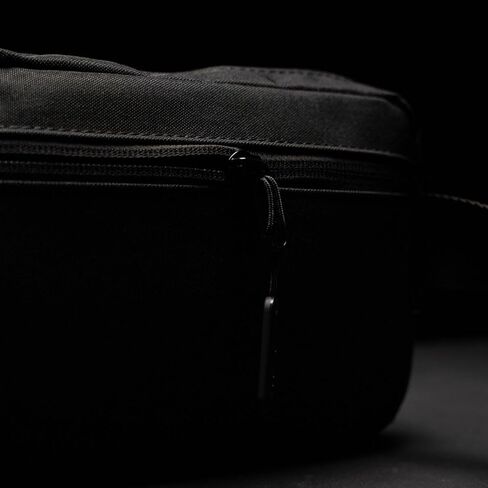 WOLFpak 1.5L Travel Crossbody Fanny Pack (Alpha Black Hook/Loop Front) | Waterproof Gym, Hiking & Running Bag w/Hidden Pocket & Adjustable Strap in Saudi Arabia