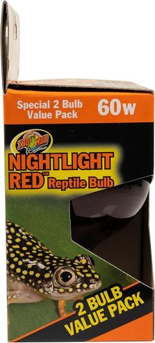 لمبة زو ميد نايت لايت للزواحف، 60 واط، أحمر in Kuwait