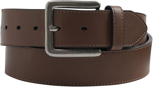 KingSize Men's Casual Stitched Edge Leather Belt in Saudi Arabia