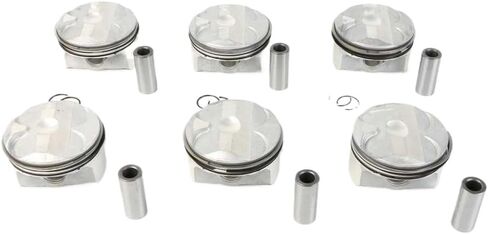 6 مجموعة حلقات المكبس كيت مع Φ82mm CR 11 1 11257612982 11257561848 متوافق مع 2005 2011 323i 325i E60 E90 E92 323i 525i N52B25 2 5 in Kuwait