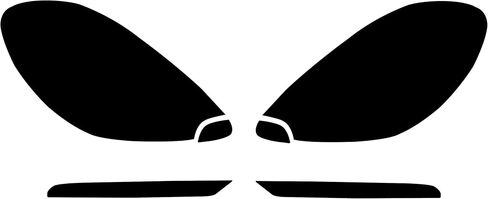Pre-Cut Headlights Tint Kit Compatible with Porsche Macan 2015-2018 | Precision Cut Stretchable PPF Vinyl Overlay Cover Wrap (Dark Smoke) in Saudi Arabia