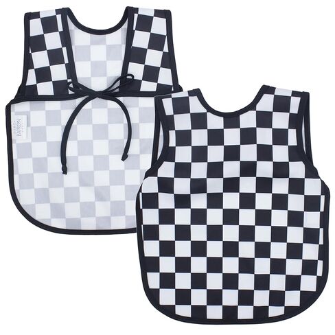 BapronBaby Desert Dinos Bapron - No Neck Tie Safer Bib for Baby & Toddler - Soft Waterproof Stain Resistant - Machine Washable - Sz Baby/Toddler 6m-3T in Saudi Arabia