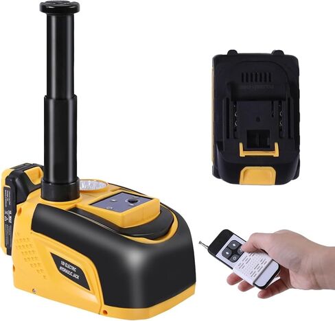 Electric Car Jack 5 Ton 12V Floor Jack Hydraulic withTire Inflator Pump for Vehicle Emergency Repair Kit 11023lbs(Gray) in Saudi Arabia