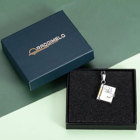 Book Necklace for Daughter, Easter Basket Stuffers for Daughter from Mom Dad, Daughters Easter Gifts, Inspirational Message Pendant for Teen Girls, To My Daughters Book Necklace Birthday Gift in Saudi Arabia