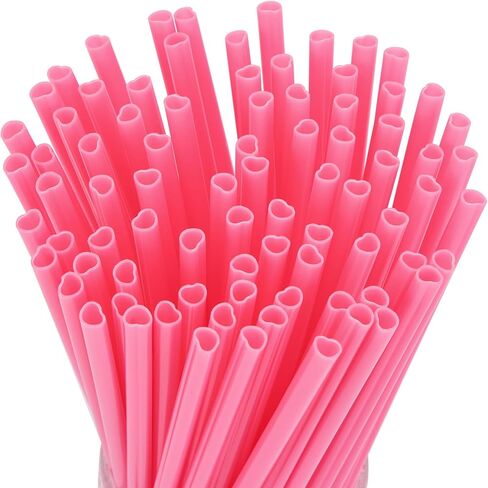 Tomnk 200 Pack Smoothie Straws, 10.3 Inches Straws Disposable, Boba Straws Straws Drinking Plastic Plastic Straws Disposable Drinking Straws in Saudi Arabia