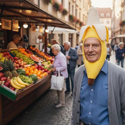 Vaulted Skulls & Co Banana Hat | Banana Shaped Headpiece | Bananas Costume Hat | Novelty Fruit Costume | Plush Bananas Hats | Funny Fruit Hats | Yellow | 24.5" in Saudi Arabia
