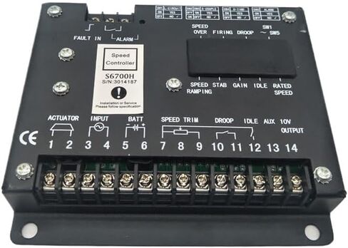 generator Speed Controller S6700H S6700E Governor Actuator Control Module Motor Panel Power GensetParts(S6700E Copy) in Saudi Arabia
