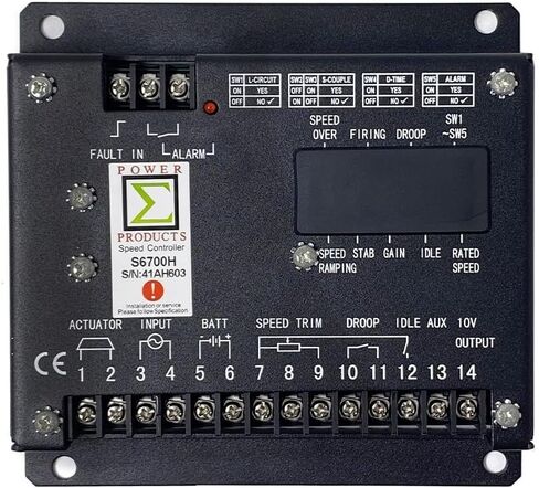 S6700H Generator Engine Speed Controller Governor Actuator Control Module Motor Panel Power Generator Parts in Saudi Arabia