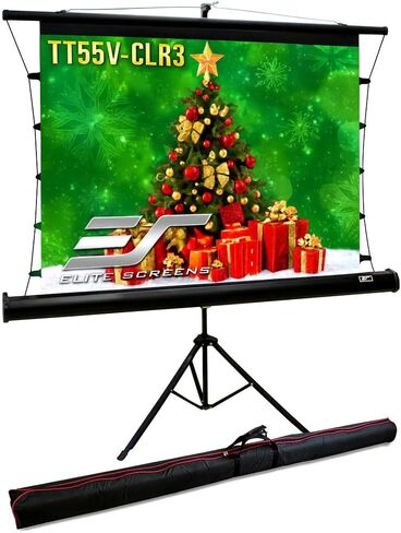 سلسلة حامل ثلاثي القوائم من Elite Screens، مقاس 136 بوصة 1:1، شاشة عرض محمولة داخلية وخارجية قابلة للتعديل، نسبة عرض إلى ارتفاع متعددة قابلة للتعديل، 8K / 4K Ultra HD 3D جاهزة، ضمان لمدة عامين من شركة مقرها الولايات المتحدة، T136NWS1 - أبيض in Saudi Arabia
