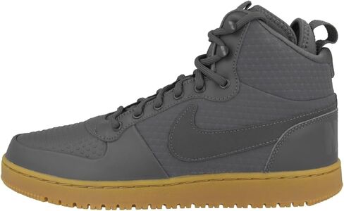 Nike Men's Court Borough Mid Winter Shoe Dark Grey/Hyper Crimson Size 9.5 M US in Saudi Arabia