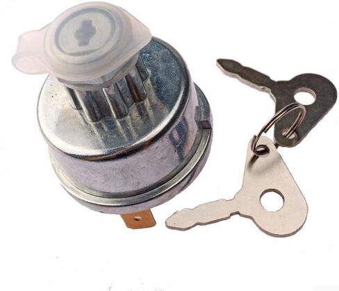 مفتاح إشعال ذو 4 أوضاع للجرار - متوافق مع Lucas 35670 128SA، مفتاح تشغيل معدني 12 فولت/24 فولت مع مفتاحين للمعدات الزراعية والنباتية in Saudi Arabia