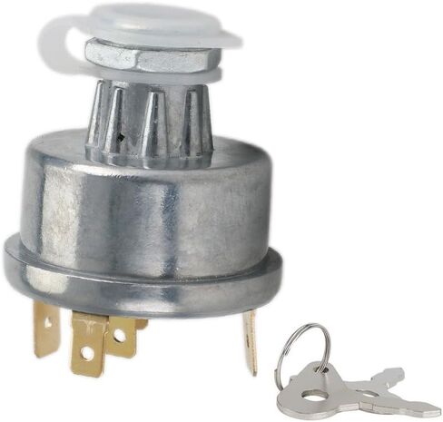 مفتاح إشعال ذو 4 أوضاع للجرار - متوافق مع Lucas 35670 128SA، مفتاح تشغيل معدني 12 فولت/24 فولت مع مفتاحين للمعدات الزراعية والنباتية in Saudi Arabia