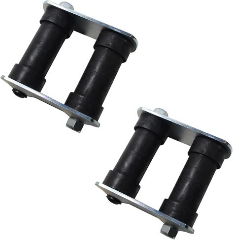 2PCS Rear Leaf Spring Shackle Kits for 1967-1969 Chevy Camaro Pontiac Firebird for 1969-1979 Chevy Nova 1968 Chevy II, K10045 Leaf Sping Shackles with Bushings in Saudi Arabia