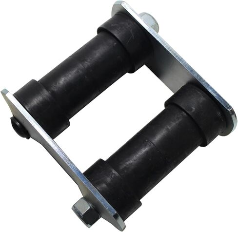 2PCS Rear Leaf Spring Shackle Kits for 1967-1969 Chevy Camaro Pontiac Firebird for 1969-1979 Chevy Nova 1968 Chevy II, K10045 Leaf Sping Shackles with Bushings in Saudi Arabia