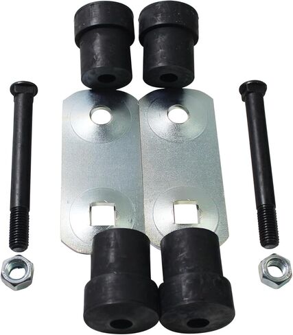 2PCS Rear Leaf Spring Shackle Kits for 1967-1969 Chevy Camaro Pontiac Firebird for 1969-1979 Chevy Nova 1968 Chevy II, K10045 Leaf Sping Shackles with Bushings in Saudi Arabia