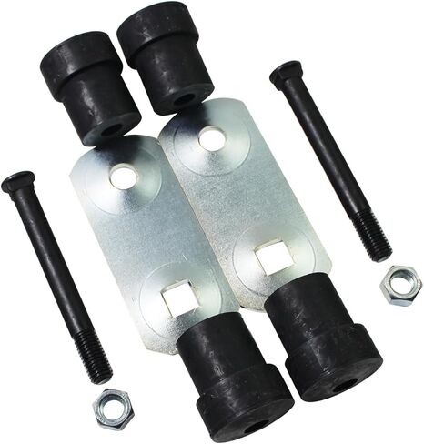 2PCS Rear Leaf Spring Shackle Kits for 1967-1969 Chevy Camaro Pontiac Firebird for 1969-1979 Chevy Nova 1968 Chevy II, K10045 Leaf Sping Shackles with Bushings in Saudi Arabia