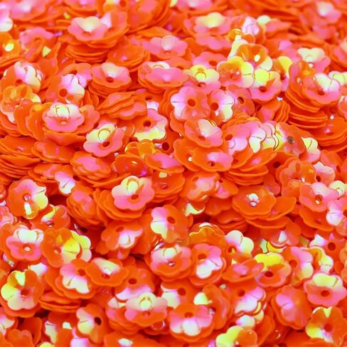 3800 قطعة 6 مم كأس زهرة Paillettes فضفاضة الترتر للتطريز الحرف بريق قصاصات الورق الخياطة عيد الميلاد DIY الفنون الحرف الديكور الملحقات (مختلط) in Kuwait