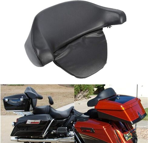 TCT-MOTORPARTS King chopped Wrap-around Backrest Pad Fit for Harley Touring Road King Street Electra Glide Ultra-Classic 1997-2013 in Saudi Arabia