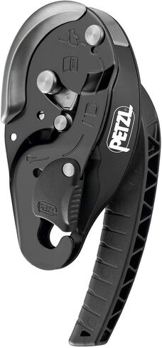 PETZL، I'D L Descender Black، جهاز تنازلي/تثبيت، ANSI وNFPA in Saudi Arabia