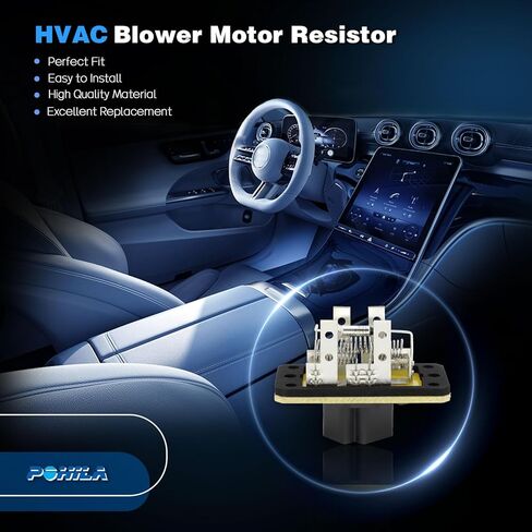 HVAC Heater Blower Motor Resistor Compatible with Ford Escape 2001-2007, Expedition 1997-2004, F-150 F-Series Pickup 1997-2004, Mustang 1994-2004, Lincoln Navigator 02-06 Replace#14L3Z19A706AA in Saudi Arabia