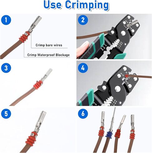950 PCS Depinning Tool Kit Automotive Connector Pins Terminal Removal Tools Kit Non-insulated Wire Connector Pin Release Kits Electrical Pin Removal Tools Kits for Automotive, Home Appliance in Saudi Arabia