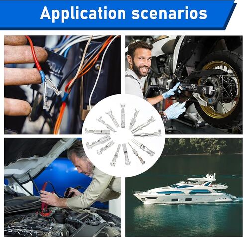 950 PCS Depinning Tool Kit Automotive Connector Pins Terminal Removal Tools Kit Non-insulated Wire Connector Pin Release Kits Electrical Pin Removal Tools Kits for Automotive, Home Appliance in Saudi Arabia