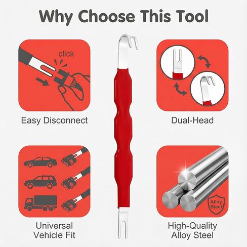 أداة إزالة موصل كهربائي للسيارات، مزيل فاصل موصل طرفي كهربائي عالمي لمعظم المركبات - مجموعة إصلاح أسلاك السيارة آمنة وسهلة in Kuwait