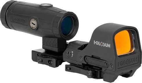 HOLOSUN HS510C & HM3X كومبو متعدد شبكاني دائرة نقطة مفتوحة منعكس البصر مع 3x المكبر الوجه إلى الجانب 510C-HM3X in Saudi Arabia