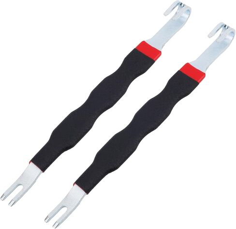 BOXOB 2pcs Electrical Connector Separators, Double-Ended Universal Automotive Electrical Terminal Disconnect Separator Pliers Remover Tool for Most Cars Trucks & Vehicles (Red) in Saudi Arabia