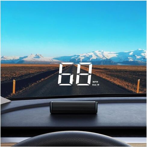 Car Head Up Display for Toyota RAV4 C-HR 2016-2025, GPS Digital Speedometer, HUD Speedometer, Windshield HUD Head Up Display Suitable for All Cars in Saudi Arabia