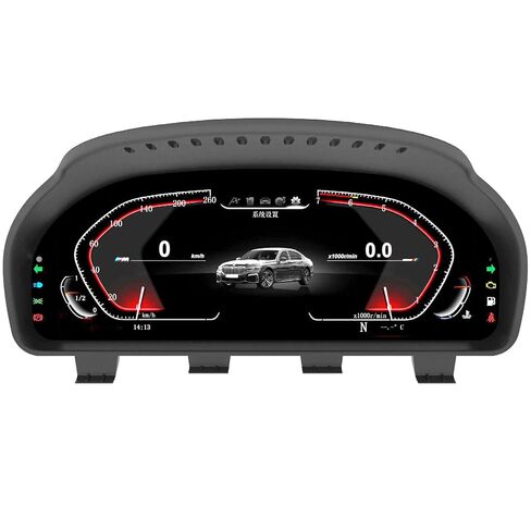 مجموعة أدوات رقمية LCD لسيارة BMW 5 6 7 Series X3 X4 X5 X6 F10 F12 F01 F25 F15 2010-2017، لوحة قياس السرعة للوحة قيادة السيارة الافتراضية in Kuwait