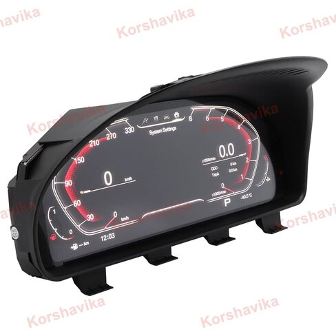 مجموعة أدوات رقمية LCD لسيارة BMW 5 6 7 Series X3 X4 X5 X6 F10 F12 F01 F25 F15 2010-2017، لوحة قياس السرعة للوحة قيادة السيارة الافتراضية in Kuwait