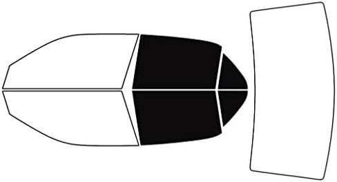 Rvinyl Window Tint Kit Compatible with 300 2011-2023 - Black 20% - Single Ply No Bubble Film - Do it Yourself Vehicle Complete Precut Kit in Saudi Arabia
