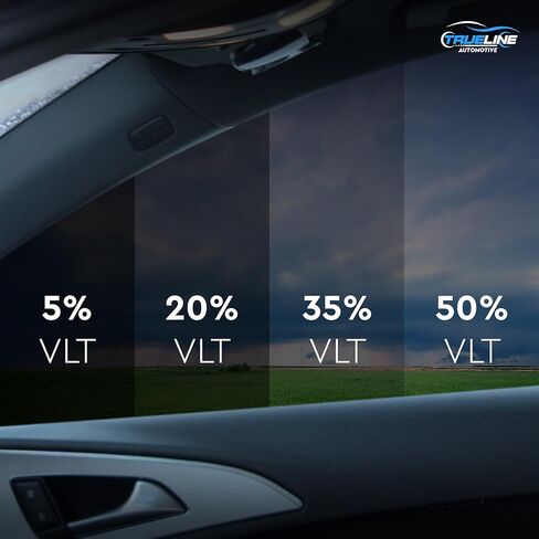 TRUE LINE Automotive Car Window Tint Kit for Kia Optima 2011-2015 - Customizable Back Window - Pre Cut - UV Protection in Saudi Arabia