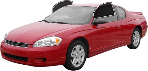 طبقة تظليل نافذة مسبقة القطع لسيارة Chevy Monte Carlo 2000-2009 من جميع الجوانب + الزجاج الأمامي الخلفي 35% VLT 2Ply مضاد للكسر، كتلة من الأشعة فوق البنفسجية، حماية الخصوصية، سهل التركيب، لا حاجة للتشذيب، تقليل الحرارة والوهج in Kuwait