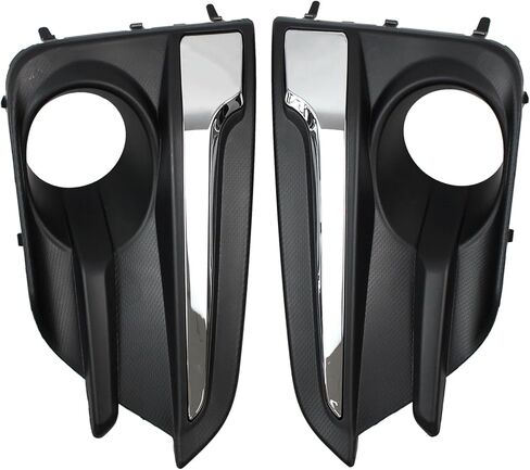 2Pcs Front Driver and Passenger Side Fog Light Bezel Cover for Subaru Impreza 2017-2019 2.0L in Kuwait