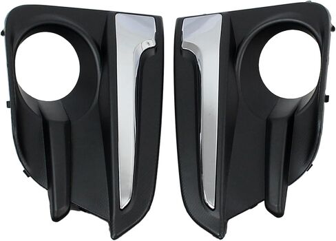 2Pcs Front Driver and Passenger Side Fog Light Bezel Cover for Subaru Impreza 2017-2019 2.0L in Kuwait