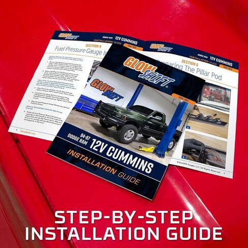 حزمة قياس الديزل GlowShift متوافقة مع دودج رام كومينز 2500 3500 1994-1997 - ملون 7 ألوان 60 رطل لكل بوصة مربعة، 1500 فهرنهايت بيرومتر EGT ومقاييس درجة حرارة ناقل الحركة - جراب عمود ثلاثي أسود in Saudi Arabia