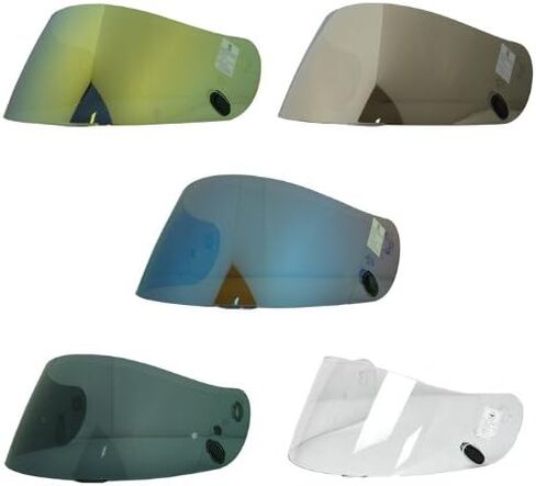 HJC HJ-09 RST Gold Visor Shield لـ AC-12، CL-15، CL-16، CL-17، CL-SP، CS-R1، CS-R2، FS-10، FS-15، IS-16، FG-15، Kawasaki ZX، Kawasaki ZXSP in Saudi Arabia