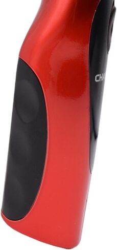 Automatic Electric Shoe Scrubber with 6 Brush Heads, Portable Shoe Polisher and Dust Cleaner, Lightweight Travel Shoe Brush 2.76x9.65 inch- Red in Kuwait