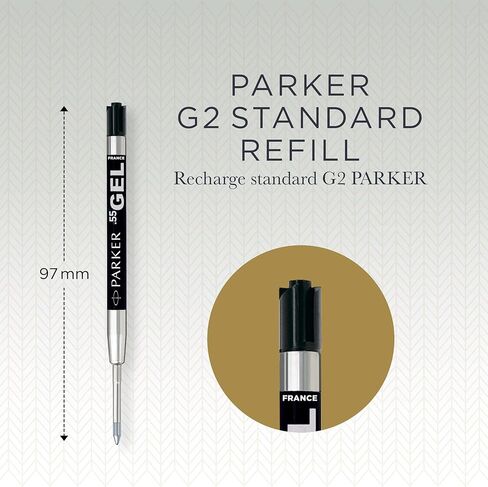 Parker QUINK Gel Ink Refill, Fine Tip (0.5mm), Black in Saudi Arabia