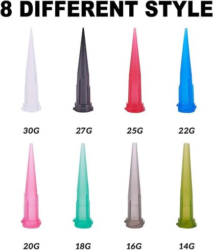 Utoolmart 120 جهاز كمبيوتر شخصى 14Ga البلاستيك مدبب رأس الدبوس بلانت تلميح السائل موزع الغراء الإبر Luer حقنة إبرة تلميح الاستغناء عن إبرة ملء الدقة لمختبر النفط DIY قضيب in Saudi Arabia