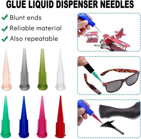 Utoolmart 120 جهاز كمبيوتر شخصى 14Ga البلاستيك مدبب رأس الدبوس بلانت تلميح السائل موزع الغراء الإبر Luer حقنة إبرة تلميح الاستغناء عن إبرة ملء الدقة لمختبر النفط DIY قضيب in Saudi Arabia