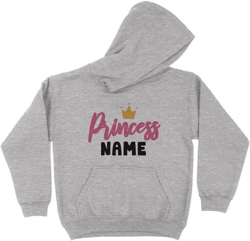 Princess Custom Name Personalized Kids Hoodie Sweatshirt Youth in Kuwait