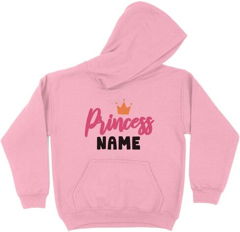 Princess Custom Name Personalized Kids Hoodie Sweatshirt Youth in Kuwait